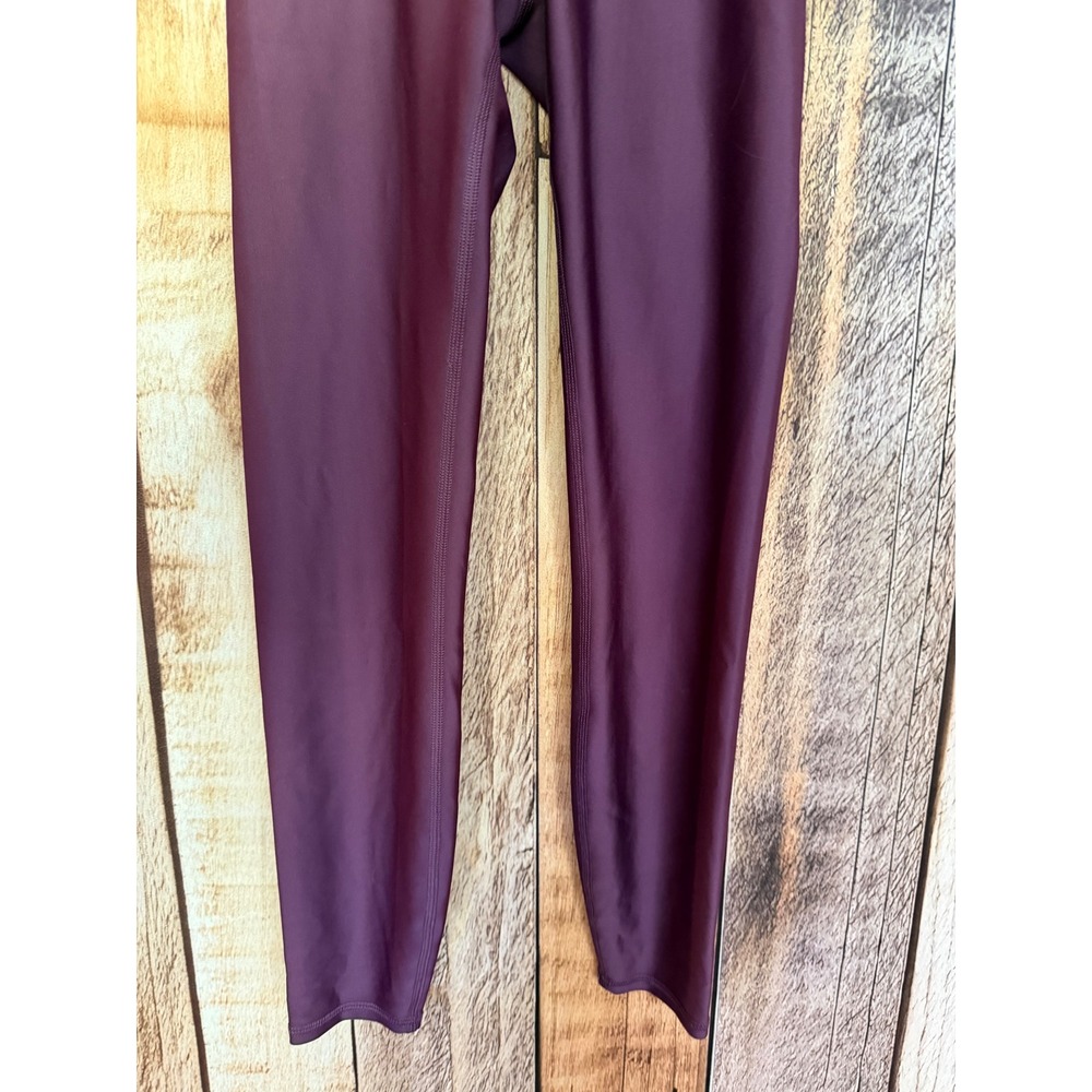Alo Yoga 7/8 Leggings Athleisure Plum Pilates Activewear Barre Workout Size XXS - Picture 4 of 7